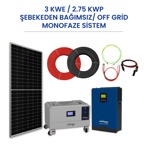 Lityum Akülü Solar Paket Sistemler